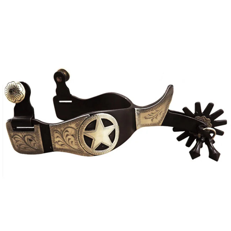 2 stücke Reiten Spurs Leder Gürtel  Western Cowboy Spur