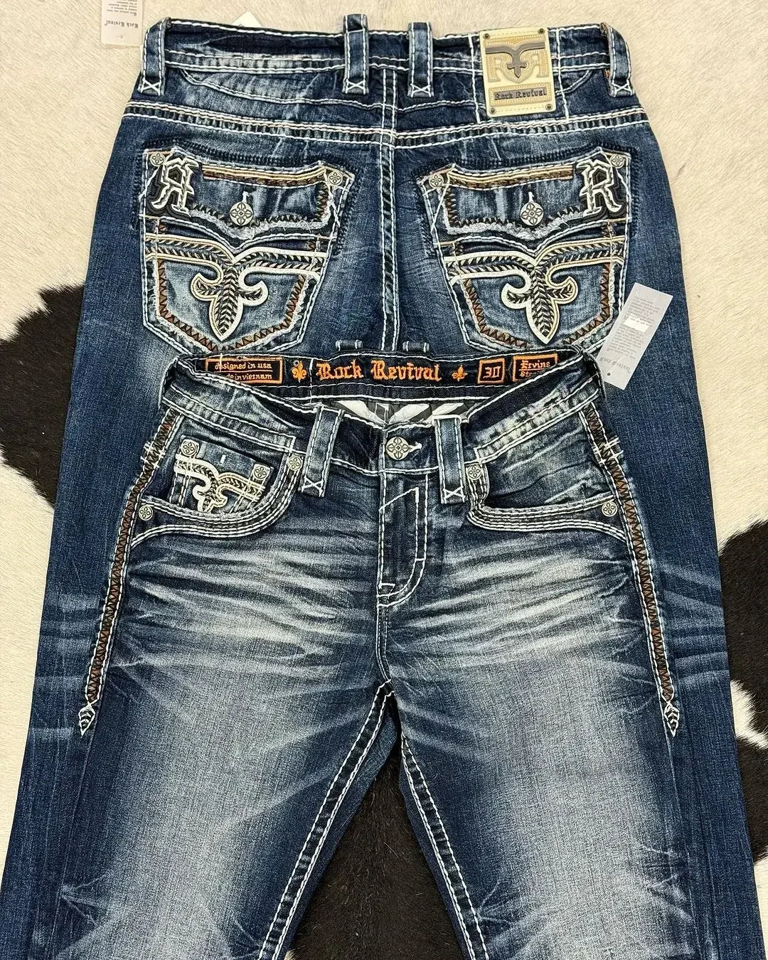 Y2K Jeans Men &amp; Women American Street Retro Embroidery