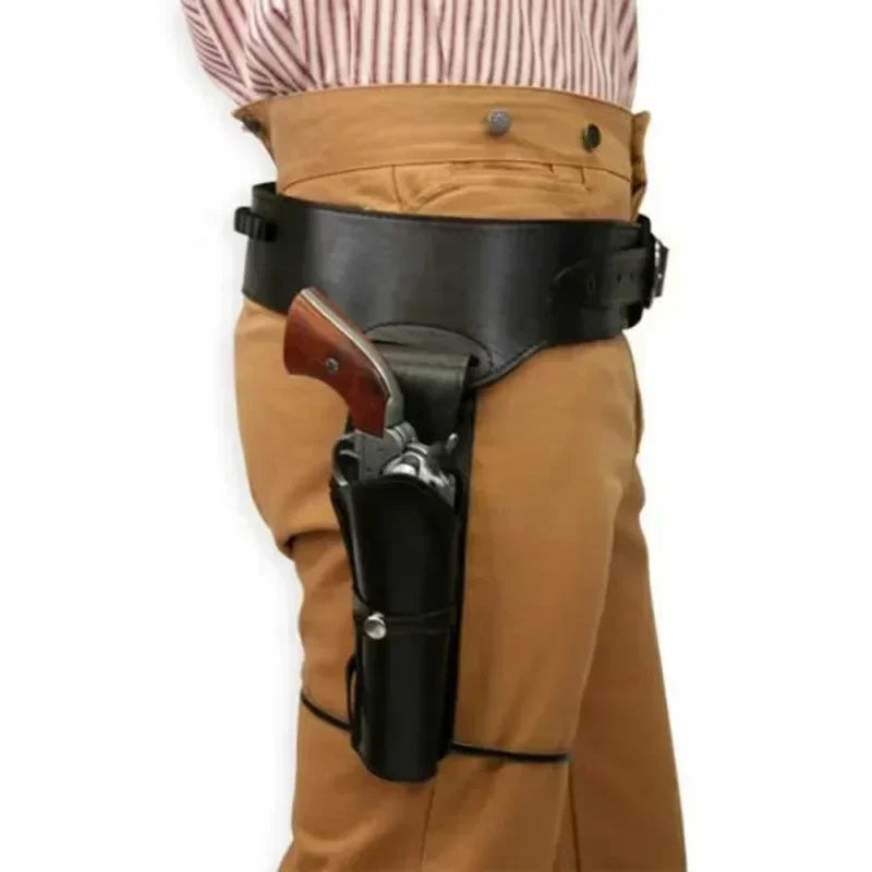 Western Cowboy Revolver Holster Retro