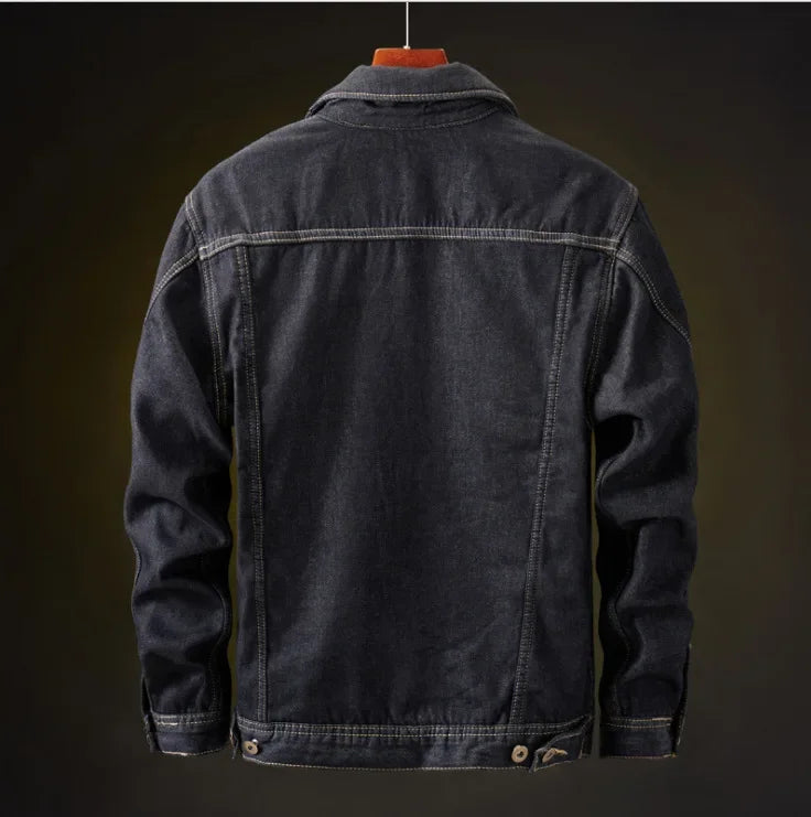 Men's Denim Jacket Thick Coats