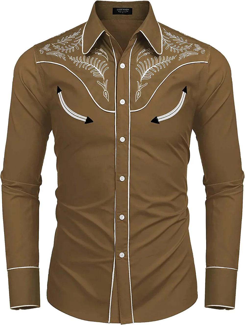 Western Shirt Casual Men's