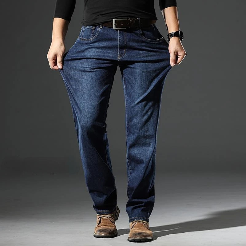 Jeans for men, classic men's cowboy pants