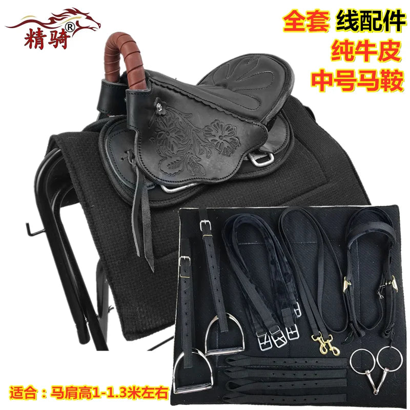 leather saddle complete accessories