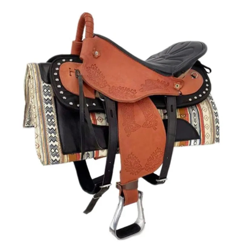 leather saddle complete accessories