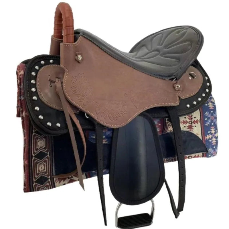 leather saddle complete accessories