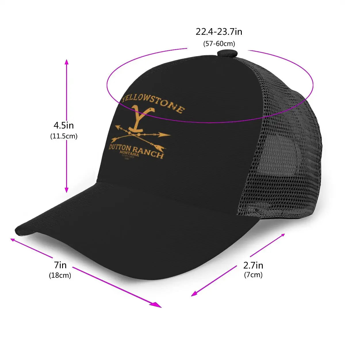 Unisex  Baseball Cap Yellowstone Einstellbare Hysterese Hut