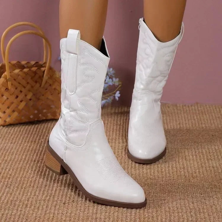 Women's Fashion Retro Cowboy Boots