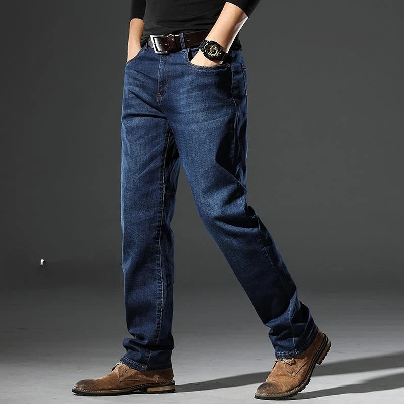 Jeans for men, classic men's cowboy pants