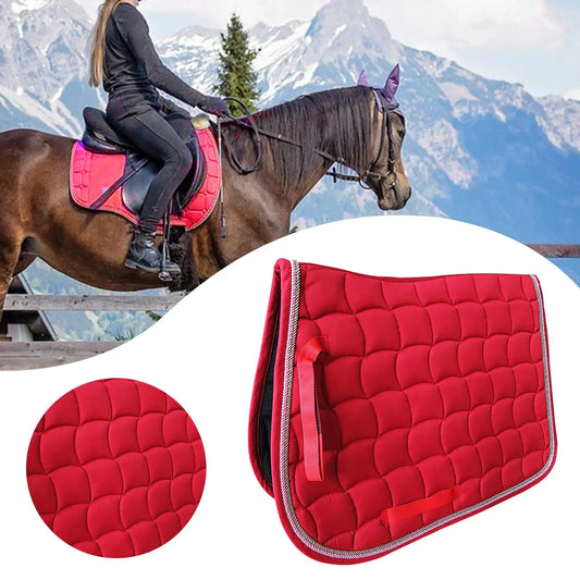 Saddle Pad, Sweat-Absorbent, for Riding, Jumping, Protective Saddle Cover, Riding Pad