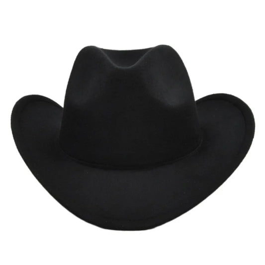 Fashion Cowboy Hat Woolen Hat Fedora Hat Retro