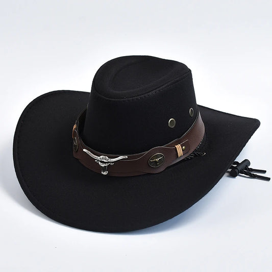 Artificial Suede Western Cowboy Hats for Men