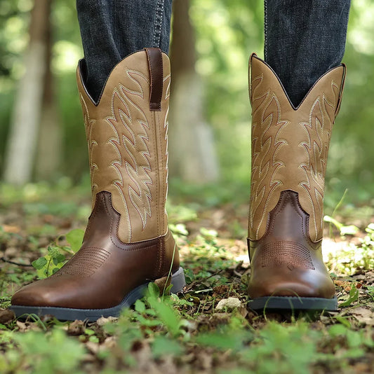 Cowboys tiefel Stickerei Western Stiefel  Männer Reitstiefel Zapatos Hombre