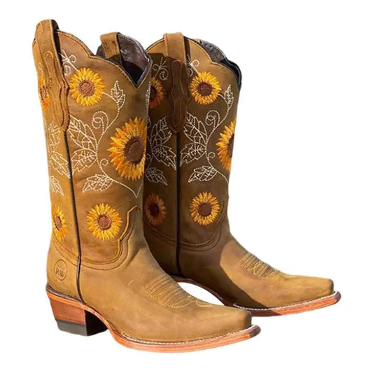 Women's Cowgirl Boots, Equestrian, Knight, High Boots