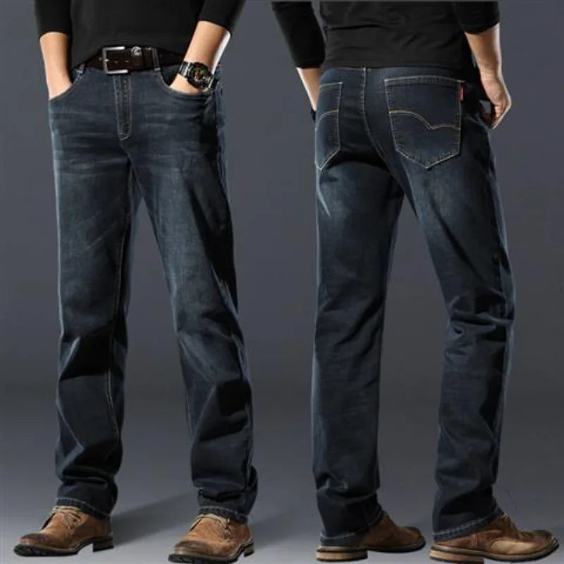 Jeans for men, classic men's cowboy pants