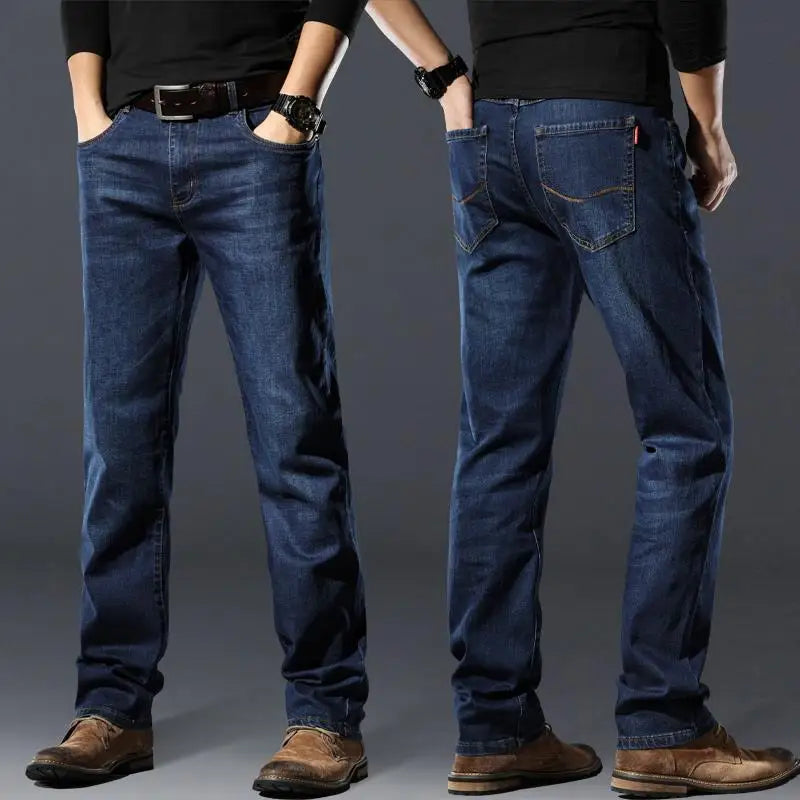 Jeans for men, classic men's cowboy pants