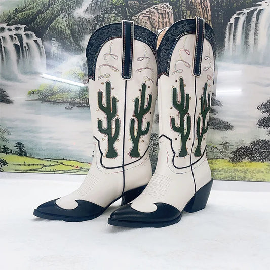 Cactus Western cowboy boots women