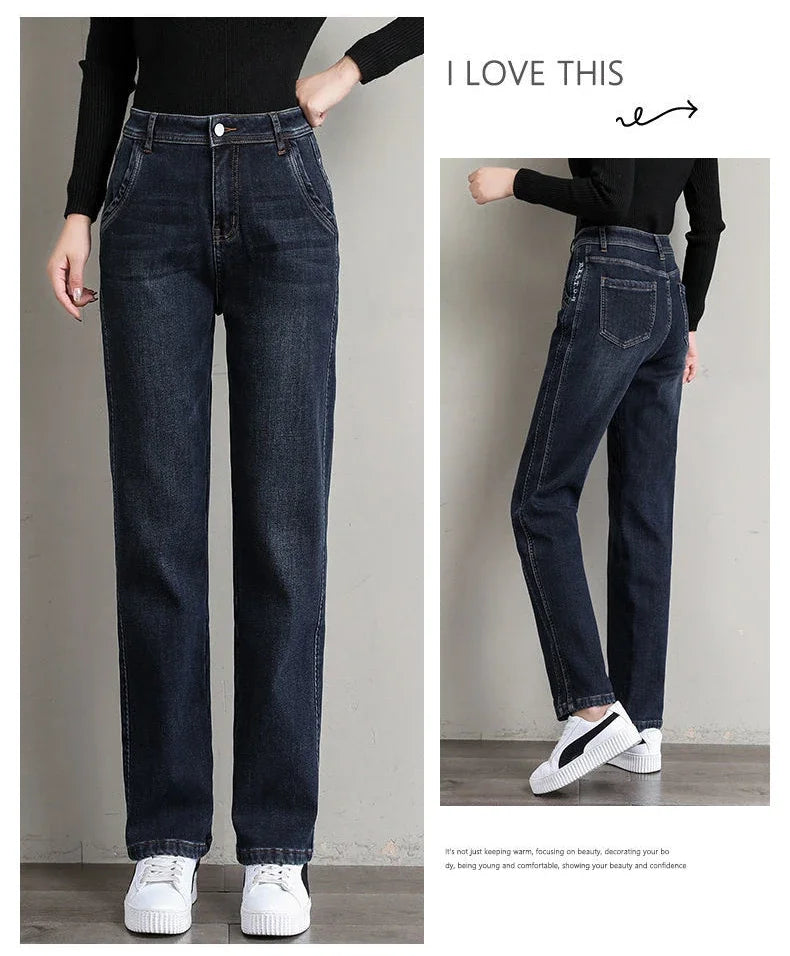 Jeans Women Classic Retro Cowboy