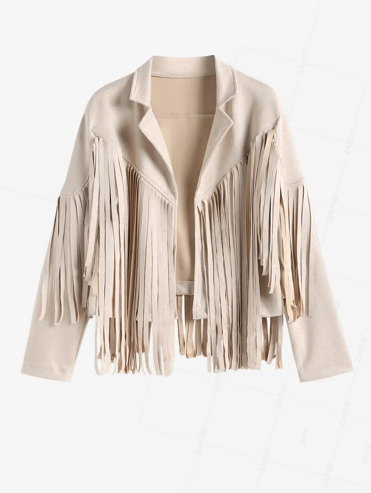 ZAFUL Women's Short Jacket Western Style Faux Suede