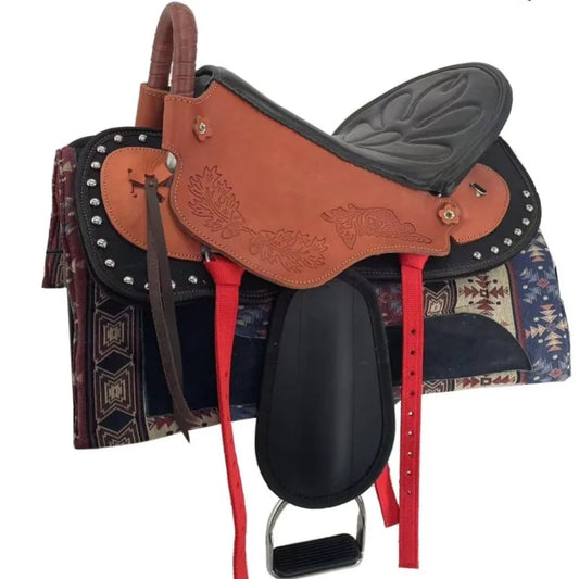 leather saddle complete accessories