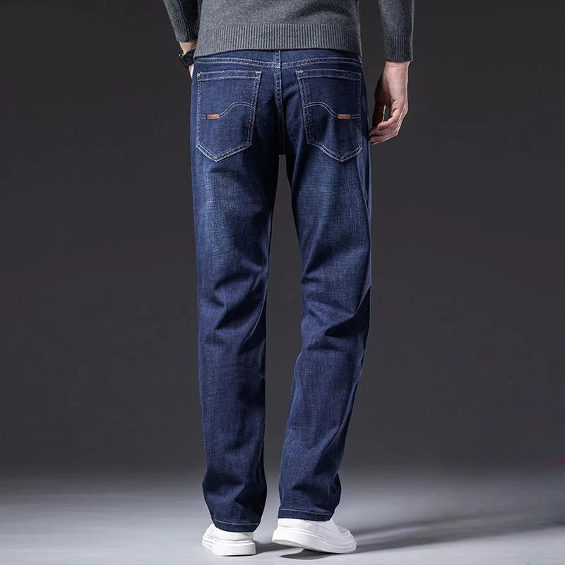 Jeans for men, classic men's cowboy pants