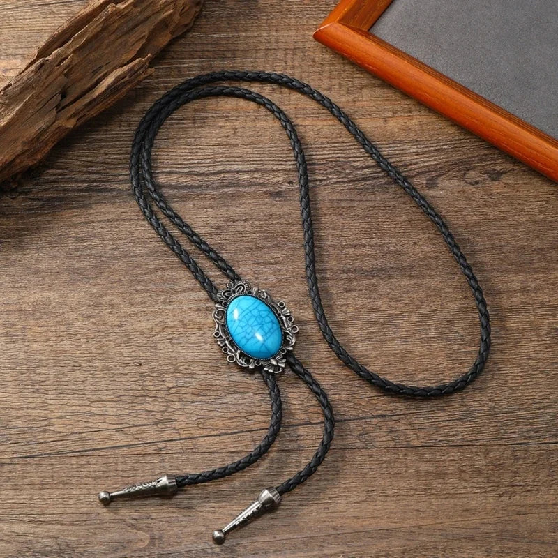 American bolo tie, cowboy hat, pendant, western necklace,